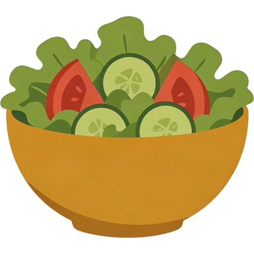 salad — illustration for the TotWord meals lesson