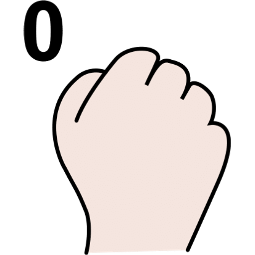 zero — illustration for the TotWord numbers lesson
