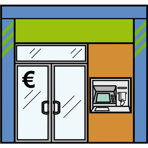 bank — illustration for the TotWord places lesson