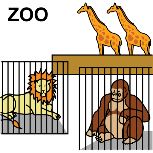 zoo — illustration for the TotWord places lesson