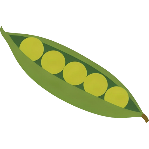 pea — illustration for the TotWord vegetables lesson