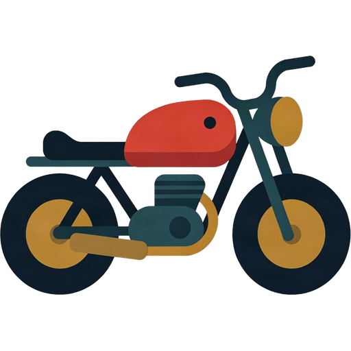motorcycle — illustration for the TotWord vehicles lesson