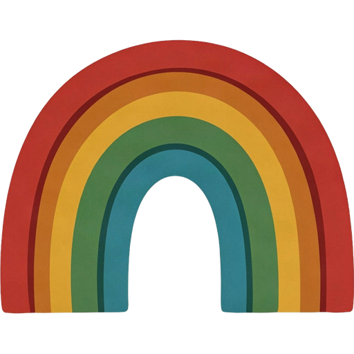 rainbow — illustration for the TotWord weather lesson