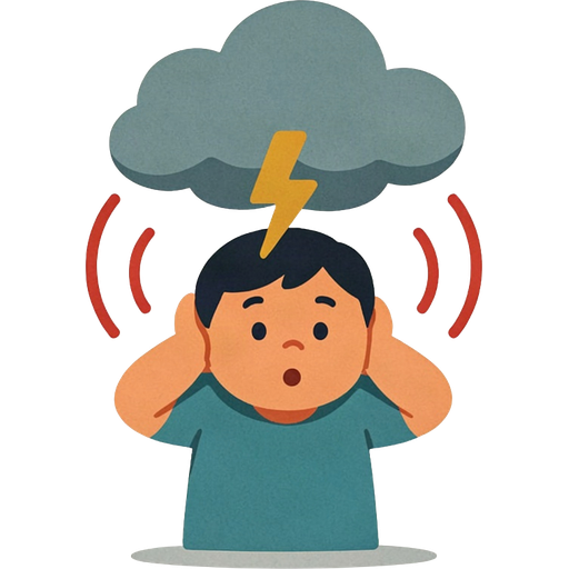 thunder — illustration for the TotWord weather lesson